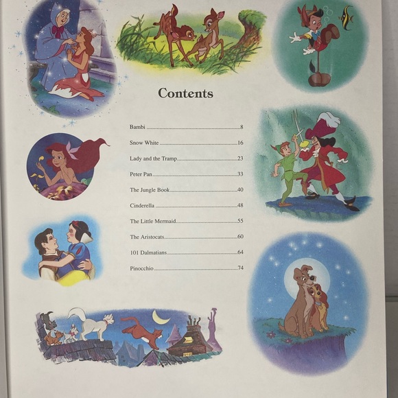 1989 Walt Disney's Classic Movie Treasury 10 Favorite Stories - Hardcover - Picture 6 of 12